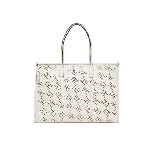 Tommy Hilfiger Torebka Th City AW0AW17501 Écru ze sklepu MODIVO w kategorii Torby Shopper bag - zdjęcie 184222516