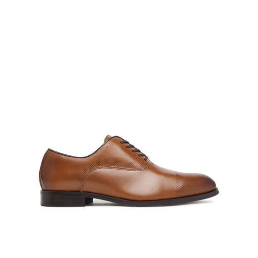 Aldo Półbuty Toledo 13963621 Brązowy ze sklepu MODIVO w kategorii Buty eleganckie męskie - zdjęcie 184222526