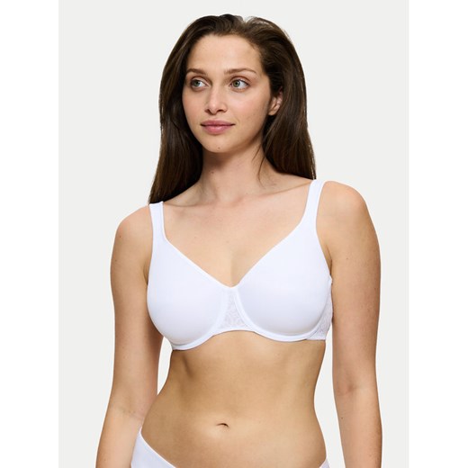 Triumph Biustonosz z fiszbiną Comfort Minimizer 10166827 Biały Triumph 80D MODIVO