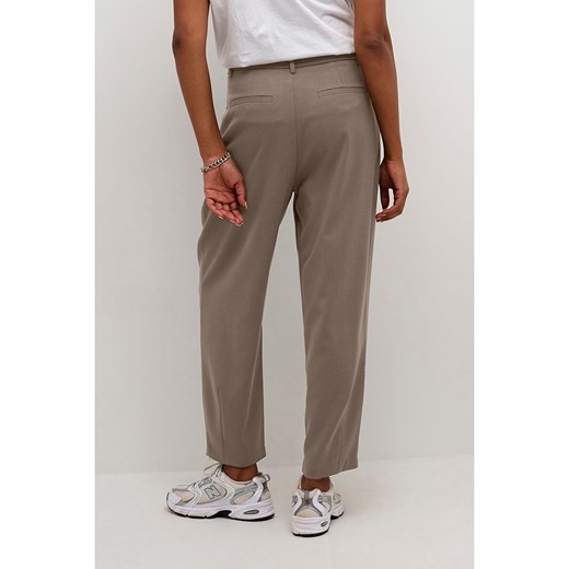 Kaffe Spodnie w kolorze jasnobrązowym Kaffe 40 wyprzedaż Limango Polska