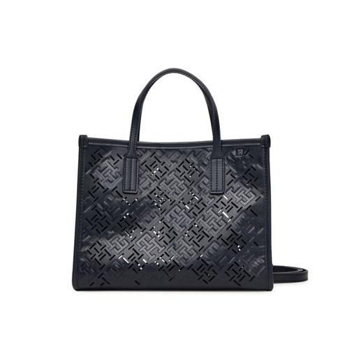 Torebka Tommy Hilfiger Th City Mini AW0AW17500 Granatowy ze sklepu eobuwie.pl w kategorii Torebki damskie - zdjęcie 184227138