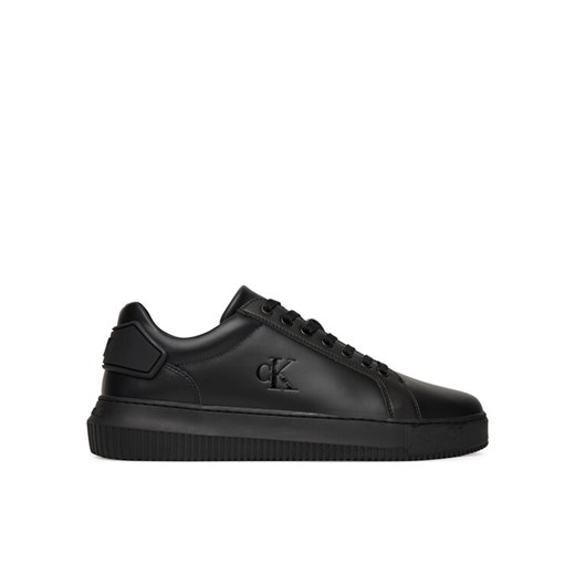 Sneakersy Calvin Klein Jeans Chunky Cupsole Ru Patch Lth YM0YM01296 Czarny ze sklepu eobuwie.pl w kategorii Buty sportowe męskie - zdjęcie 184227149