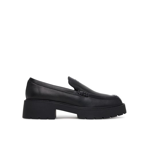 Loafersy Calvin Klein Jeans Chunky Cupsole Ru Patch Lth YW0YW01862 Czarny ze sklepu eobuwie.pl w kategorii Lordsy damskie - zdjęcie 184227176