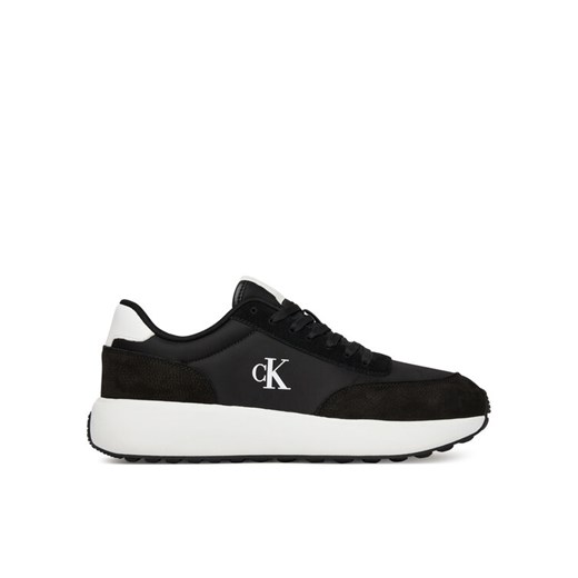 Sneakersy Calvin Klein Jeans Athleisure Runner Laceup Ny-Su YM0YM01370 Czarny ze sklepu eobuwie.pl w kategorii Buty sportowe męskie - zdjęcie 184227207