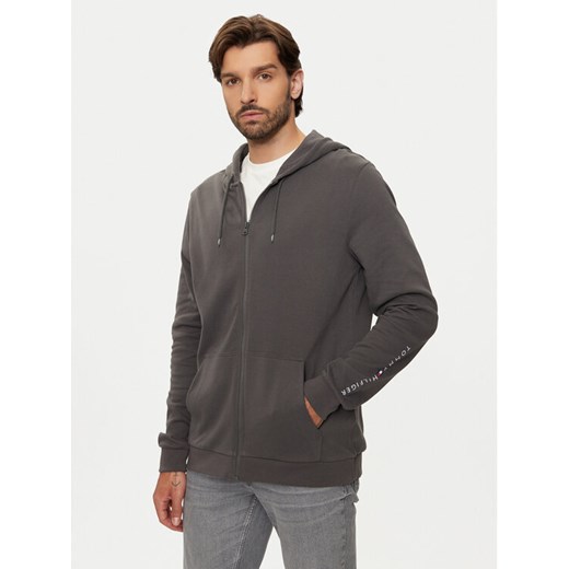 Tommy Hilfiger Bluza UM0UM03347 Szary Regular Fit ze sklepu MODIVO w kategorii Bluzy męskie - zdjęcie 184227919