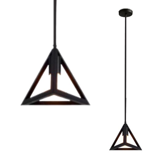 Pojedyncza lampa wisząca czarna z metalu UNA do kuchni ze sklepu Lysne w kategorii Lampy wiszące - zdjęcie 184228818