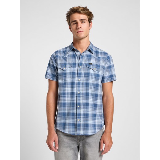 LEE MĘSKA KOSZULA SS WESTERN SHIRT ORION OMBRE 112364225 ze sklepu YouNeedit.pl w kategorii Koszule męskie - zdjęcie 184229109