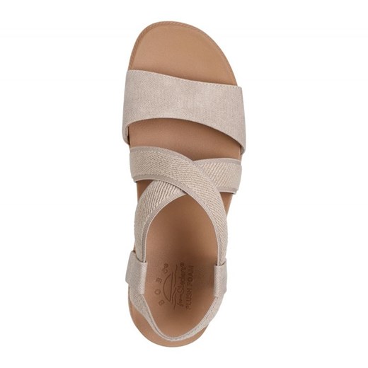 Sandały damskie Skechers na płaskiej podeszwie casual 