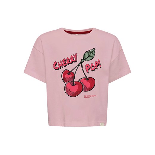 KIDS ONLY Koszulka &quot;Charlotte&quot; w kolorze jasnoróżowo-czerwonym ze sklepu Limango Polska w kategorii Bluzki dziewczęce - zdjęcie 184230769
