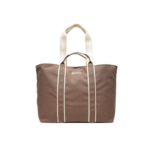 Torebka BOSS Palmah 50546461 Brązowy ze sklepu eobuwie.pl w kategorii Torby Shopper bag - zdjęcie 184231265