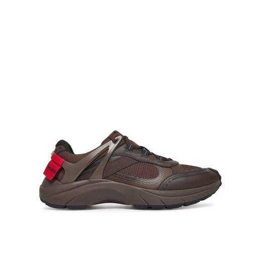 Sneakersy HUGO GO2 50548581 Brązowy ze sklepu eobuwie.pl w kategorii Buty sportowe męskie - zdjęcie 184231299