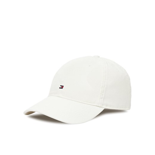 Czapka z daszkiem Tommy Hilfiger Flag Soft 6 Panel AM0AM13426 Biały ze sklepu eobuwie.pl w kategorii Czapki z daszkiem męskie - zdjęcie 184231329