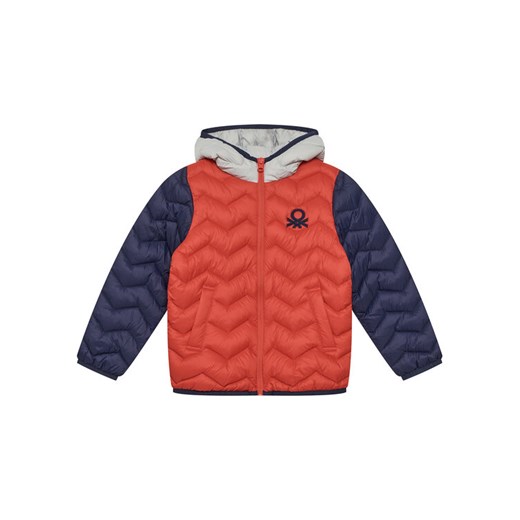 United Colors Of Benetton Kurtka przejściowa 2TWDCN04V Czerwony Regular Fit ze sklepu MODIVO w kategorii Kurtki chłopięce - zdjęcie 184231755