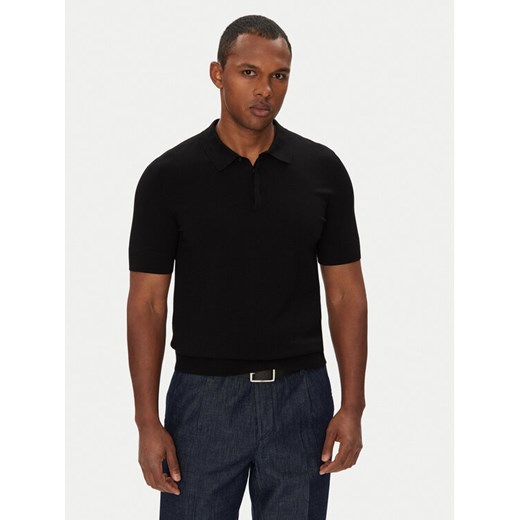 HUGO Polo San Peter-CV 50536672 Czarny Regular Fit ze sklepu MODIVO w kategorii T-shirty męskie - zdjęcie 184231779