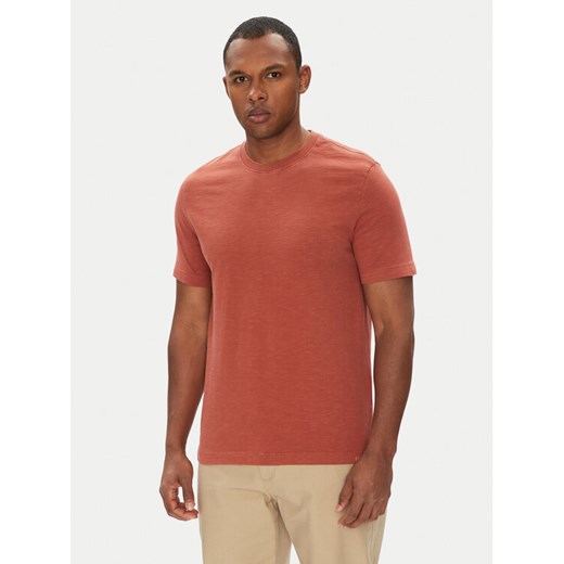 United Colors Of Benetton T-Shirt 36JGU105U Bordowy Relaxed Fit ze sklepu MODIVO w kategorii T-shirty męskie - zdjęcie 184231807