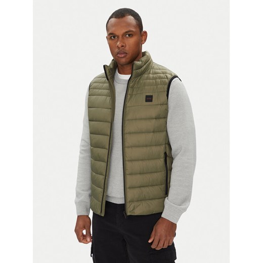 BOSS Kamizelka Odeno2 50530966 Zielony Slim Fit ze sklepu MODIVO w kategorii Kamizelki męskie - zdjęcie 184231817