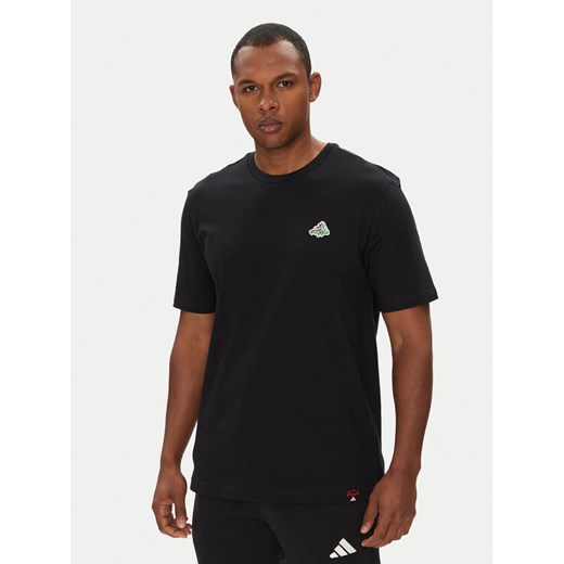 adidas T-Shirt Mini Pizza Graphic JM6483 Czarny Regular Fit ze sklepu MODIVO w kategorii T-shirty męskie - zdjęcie 184231829