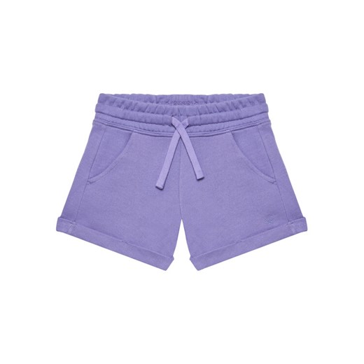 United Colors Of Benetton Szorty sportowe 3J68C901C Fioletowy Regular Fit ze sklepu MODIVO w kategorii Spodenki dziewczęce - zdjęcie 184231837