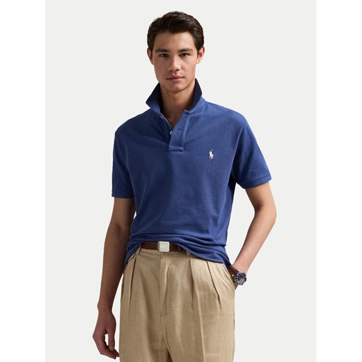 Polo Ralph Lauren Polo 710536856460 Niebieski Slim Fit ze sklepu MODIVO w kategorii T-shirty męskie - zdjęcie 184231859