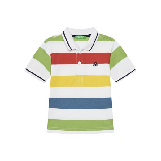 United Colors Of Benetton Polo 39QAG300V Kolorowy Regular Fit ze sklepu MODIVO w kategorii T-shirty chłopięce - zdjęcie 184231875