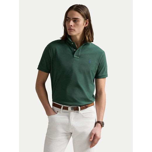 Polo Ralph Lauren Polo 710536856458 Zielony Slim Fit ze sklepu MODIVO w kategorii T-shirty męskie - zdjęcie 184231949