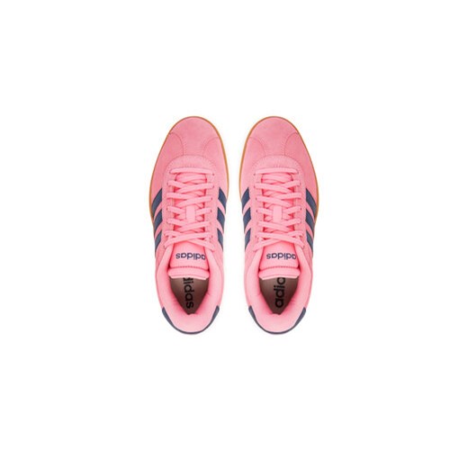 Buty sportowe damskie Adidas sneakersy na płaskiej podeszwie sznurowane 