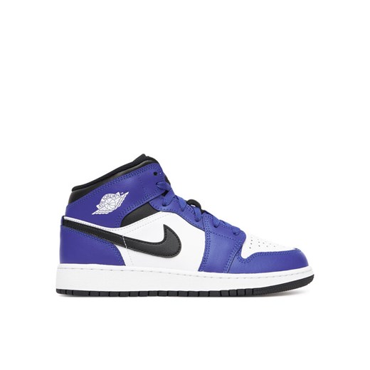 Sneakersy Nike Air Jordan 1 Mid (GS) DQ8423 402 Niebieski ze sklepu eobuwie.pl w kategorii Buty sportowe dziecięce - zdjęcie 184233189