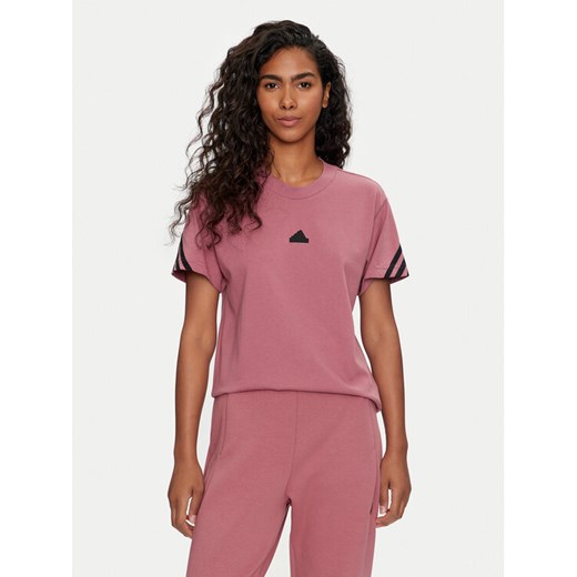 adidas T-Shirt Future Icons 3-Stripes IW5261 Różowy Regular Fit M MODIVO