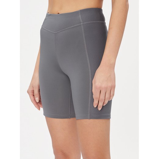 Reebok Szorty sportowe Yoga Performance IM4040 Szary Tight Fit ze sklepu MODIVO w kategorii Szorty - zdjęcie 184235095
