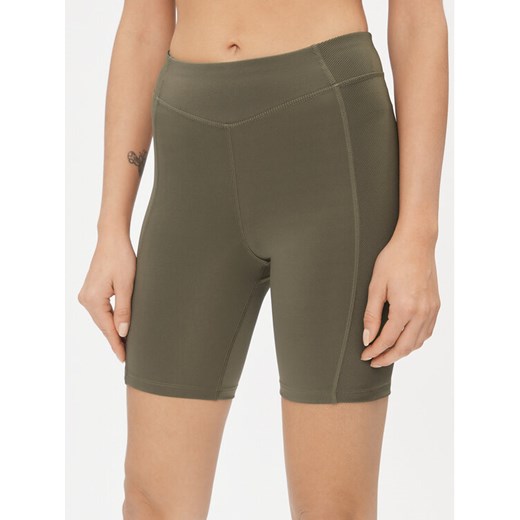 Reebok Szorty sportowe Yoga Performance IM4041 Zielony Tight Fit ze sklepu MODIVO w kategorii Szorty - zdjęcie 184235158