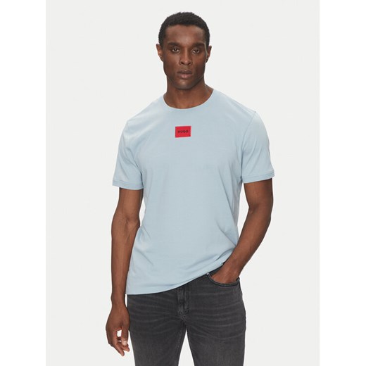 HUGO T-Shirt Diragolino212 50447978 Niebieski Regular Fit S MODIVO