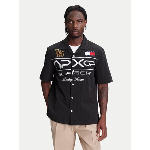 Tommy Hilfiger Koszula F1 Movie Racing MW0MW41376 Czarny Regular Fit ze sklepu MODIVO w kategorii Koszule męskie - zdjęcie 184235195
