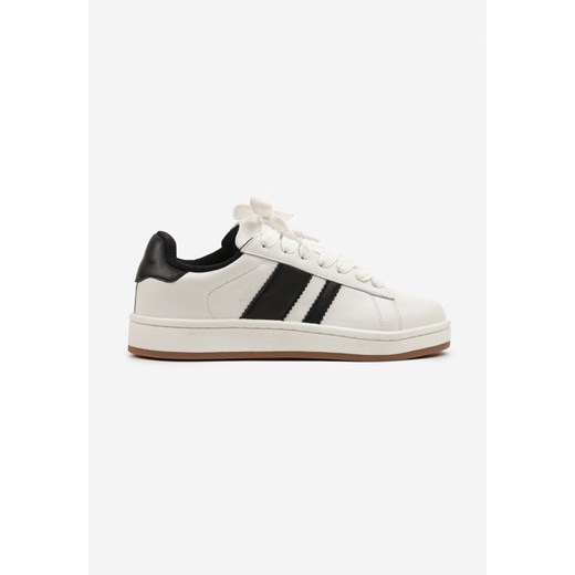 Biało-Czarne Buty Sportowe z Przeszyciami Palaviela ze sklepu born2be.pl w kategorii Buty sportowe męskie - zdjęcie 184235756