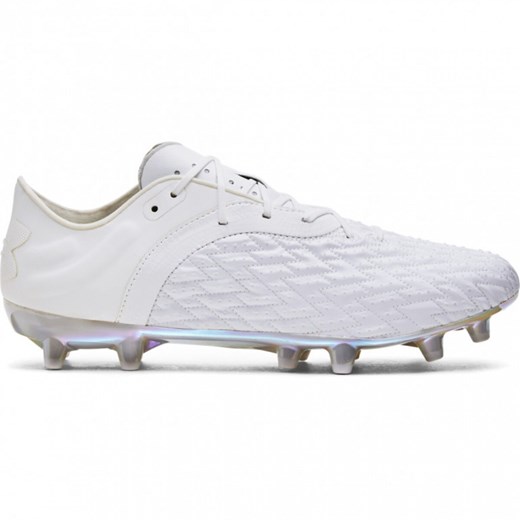 Męskie buty piłkarskie korki lanki Under Armour UA Clone Magnetico Pro2.0 FG - białe ze sklepu Sportstylestory.com w kategorii Buty sportowe męskie - zdjęcie 184236228