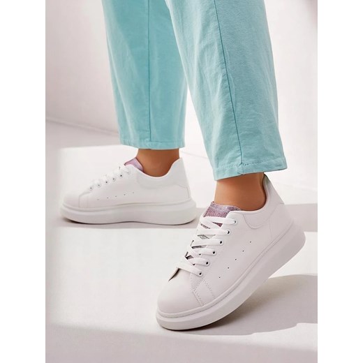 Royalfashion Sportowe sneakersy damskie na platformie Issa ze sklepu royalfashion.pl w kategorii Buty sportowe damskie - zdjęcie 184237768