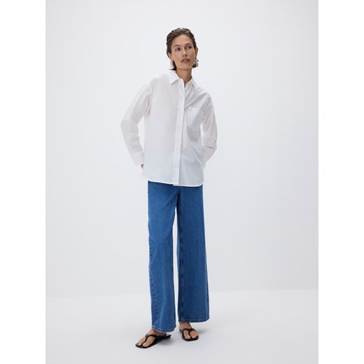 Reserved - Bawełniana koszula - biały Reserved XL Reserved