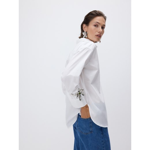 Reserved - Bawełniana koszula - biały Reserved L Reserved