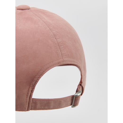 Reserved - Czapka z daszkiem - pastelowy róż Reserved ONE SIZE Reserved