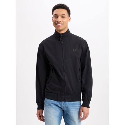 Fred Perry Bluza męska Mężczyźni Bawełna seledynowy jednolity ze sklepu vangraaf w kategorii Bluzy męskie - zdjęcie 184241819