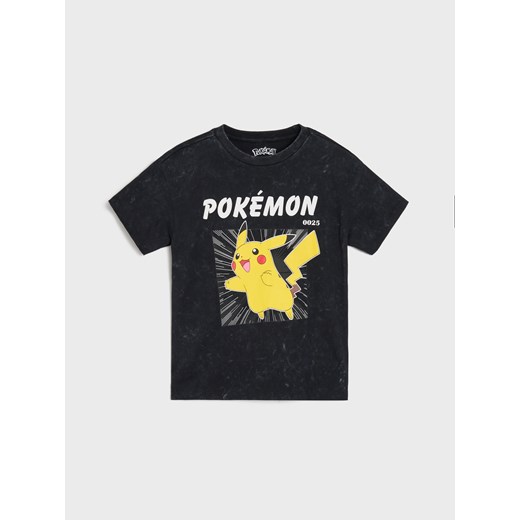 Sinsay - Koszulka Pokémon - szary Sinsay 122 (6-7 l) Sinsay