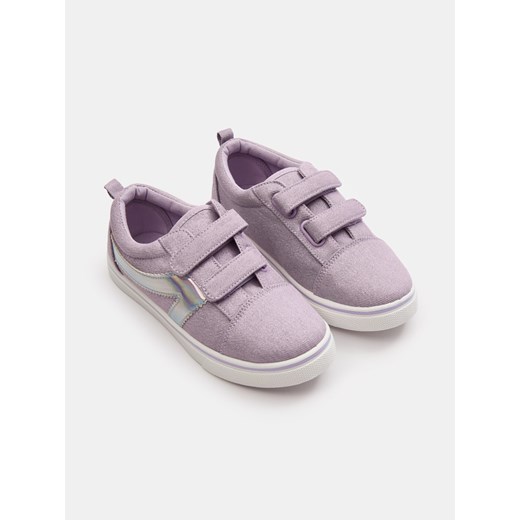 Sinsay - Trampki z efektem holograficznym - fioletowy Sinsay 35 Sinsay