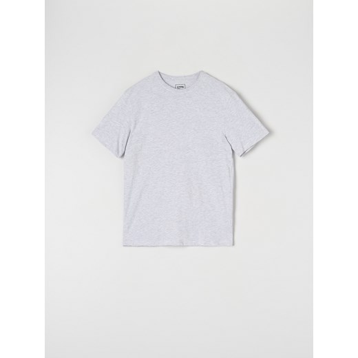 T-shirt męski Sinsay szary 