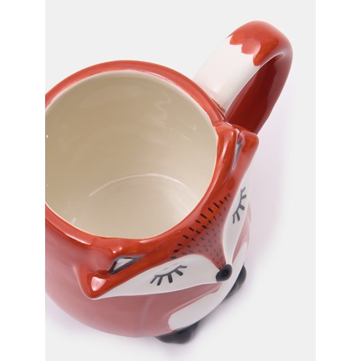 Sinsay - Ceramiczny kubek z uchem w kształcie lisa - wielobarwny Sinsay One Size Sinsay