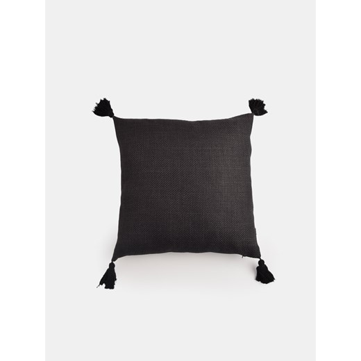 Sinsay - Poduszka dekoracyjna z frędzlami - czarny Sinsay One Size Sinsay