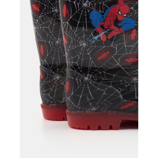 Sinsay - Kalosze ze świecącą podeszwą LED Spider-Man - wielobarwny Sinsay 25 Sinsay