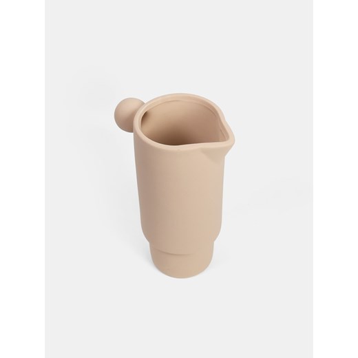 Sinsay - Ceramiczny wazon z okrągłym uchwytem - kremowy Sinsay One Size Sinsay