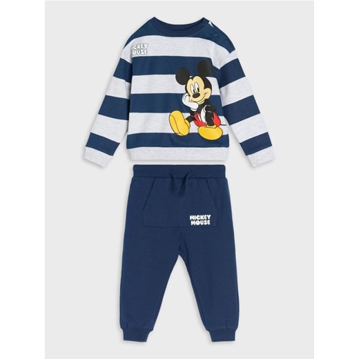 Sinsay - Komplet dzianinowy Mickey Mouse - szary - id: 598EM-09M - marki Sinsay - 184246725 Sinsay - Komplet dzianinowy Mickey Mouse - szary ze sklepu Sinsay w kategorii Komplety chłopięce - zdjęcie 184246725