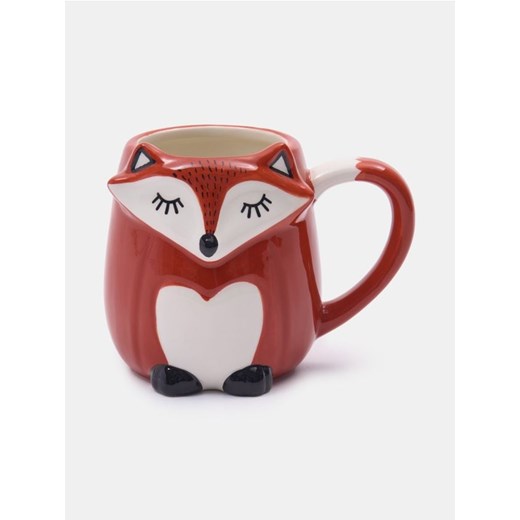 Sinsay - Ceramiczny kubek z uchem w kształcie lisa - wielobarwny Sinsay One Size Sinsay