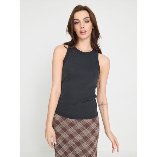 Sinsay - Tank top - czarny ze sklepu Sinsay w kategorii Bluzki damskie - zdjęcie 184246757