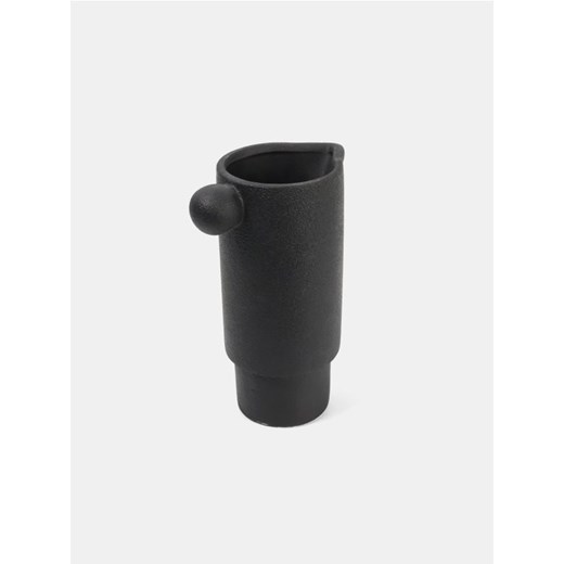 Sinsay - Ceramiczny wazon z okrągłym uchwytem - czarny ze sklepu Sinsay w kategorii Wazony - zdjęcie 184247117